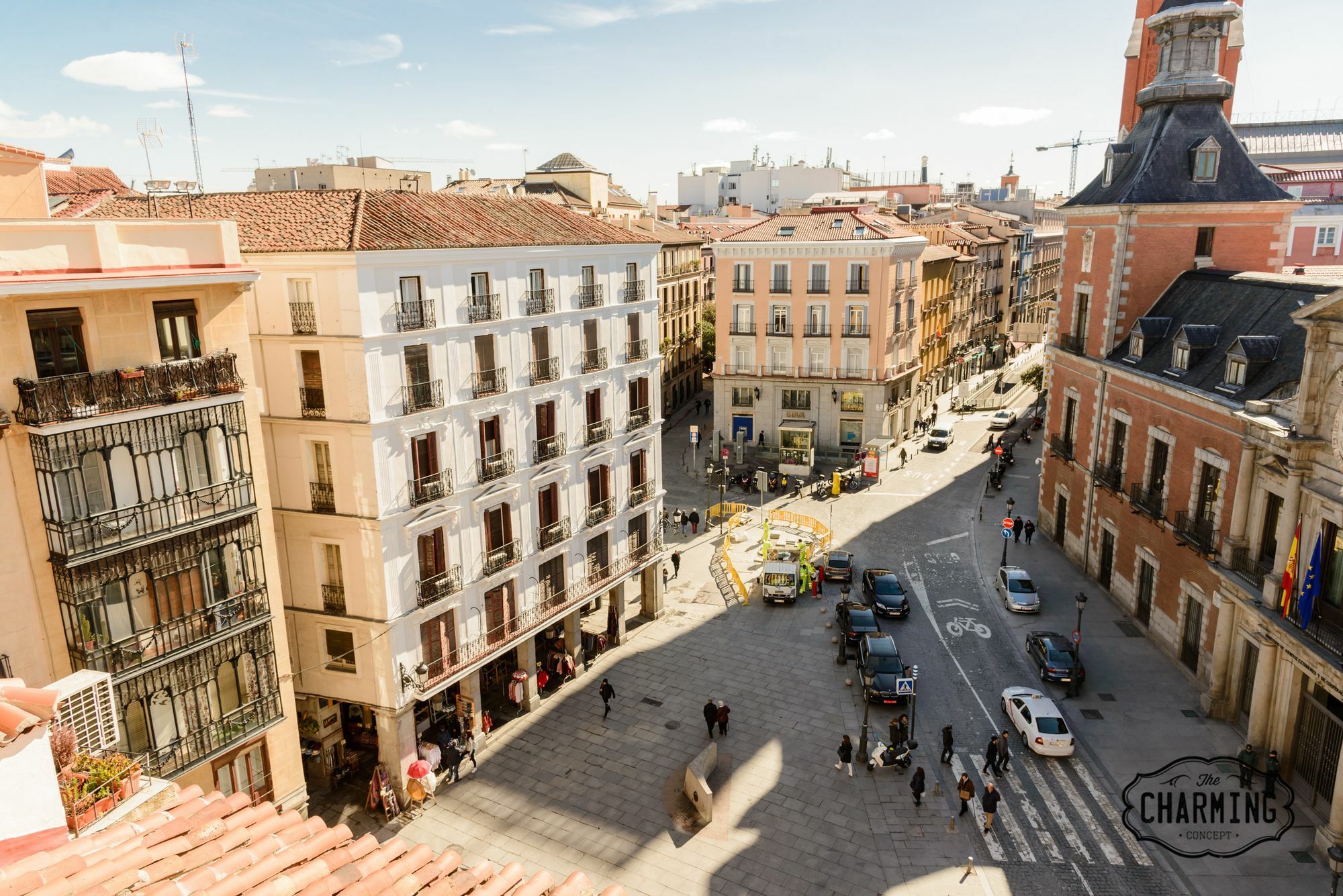 Charming Madrid Plaza Apartment Bagian luar foto